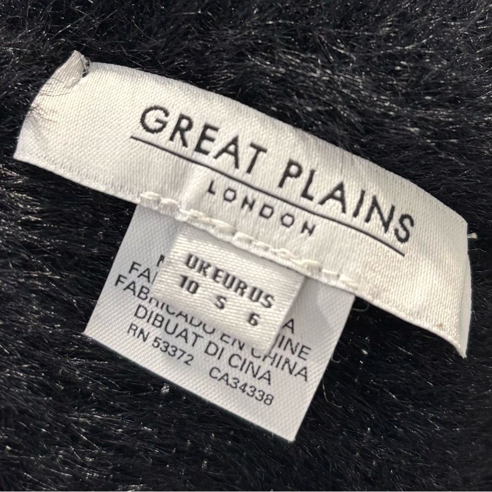 Great Plains black faux-fur top - Picture 5 of 6